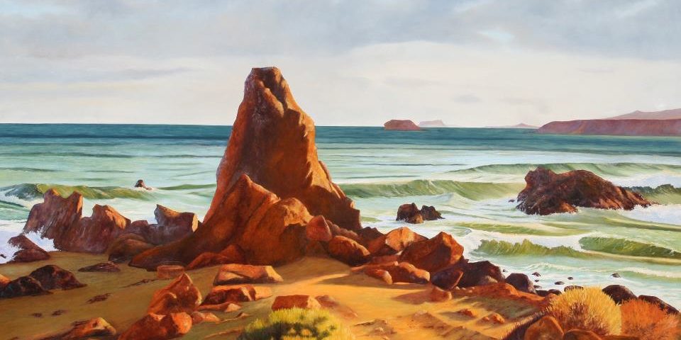 054 – Visiones de un litoral – La ventanica – Óleo Tela – 114 x 162