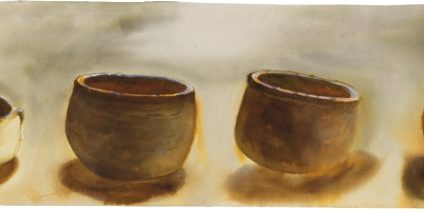 078 – 2015 – Origen – Toscas – Mixta Papel Arches – 30 X 100